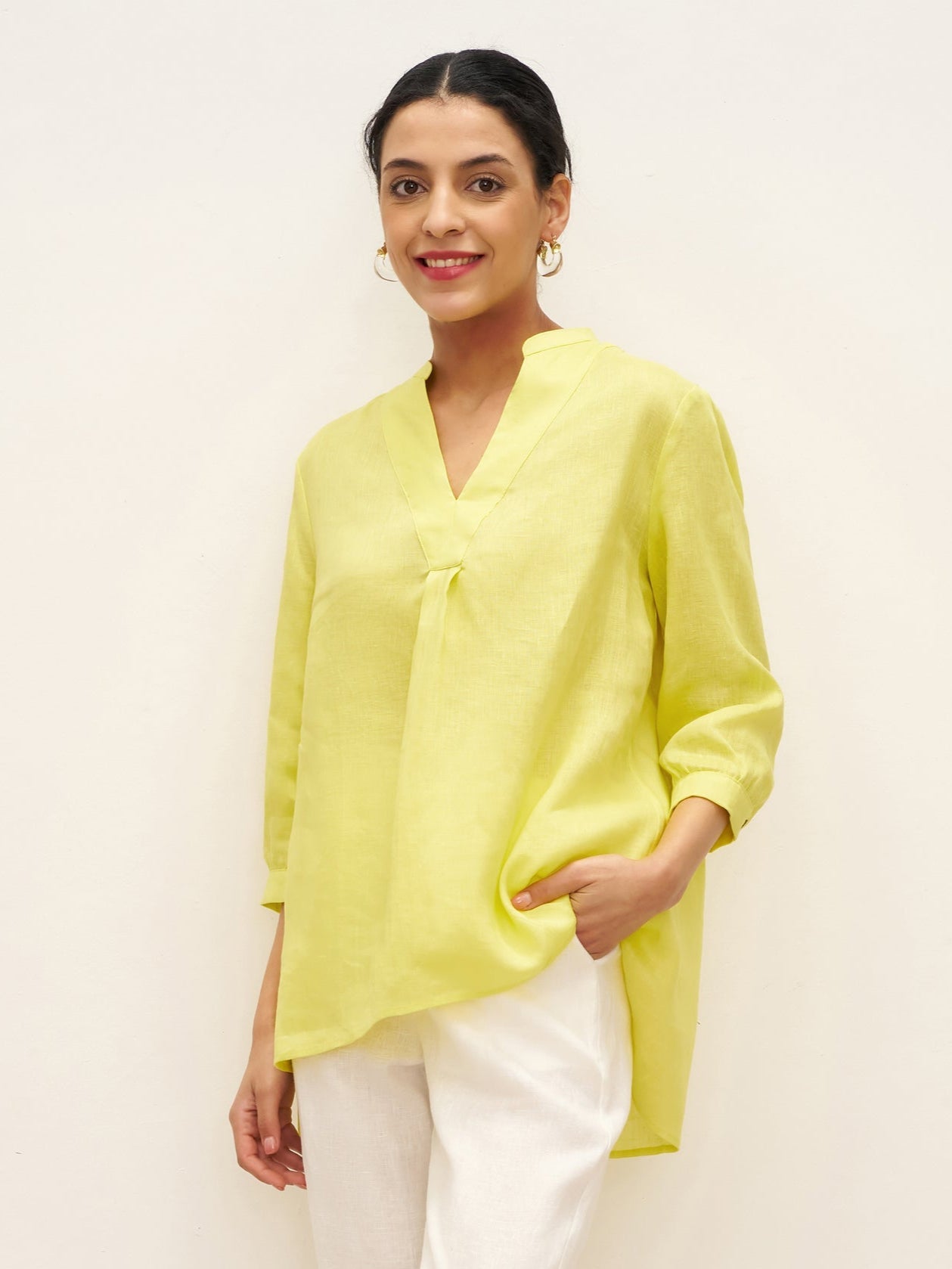 100% Linen Dress Shirt JOANNA