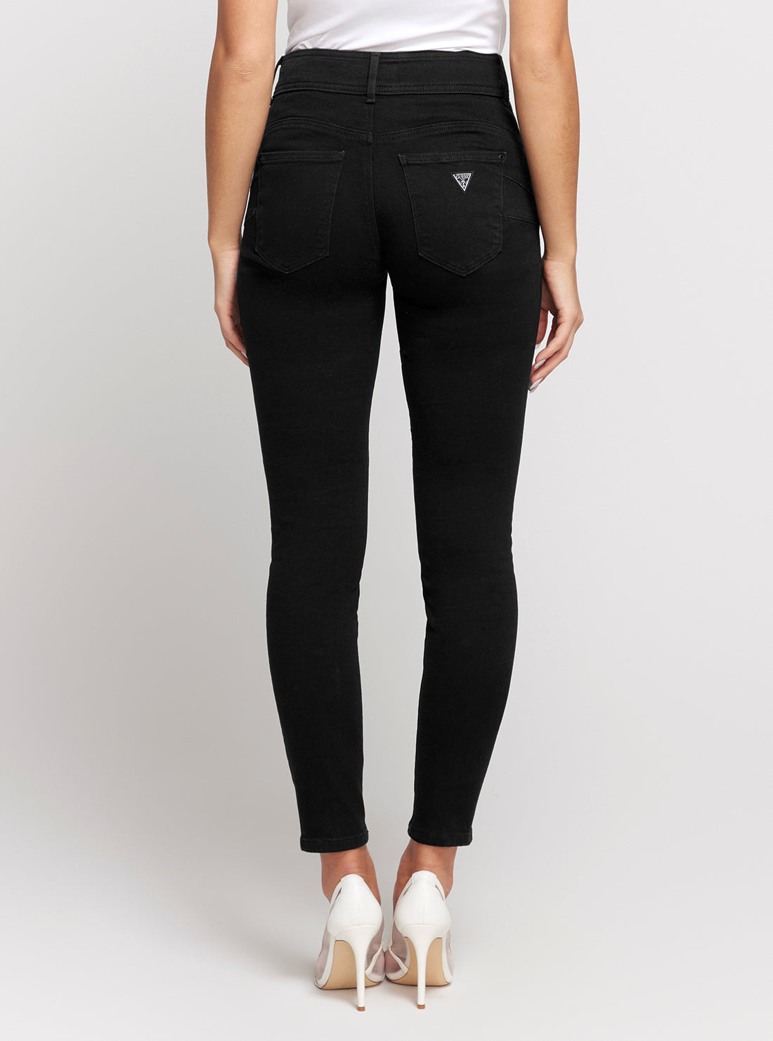 High-Rise Shape Up Denim Jeans in Carrie Black Wash