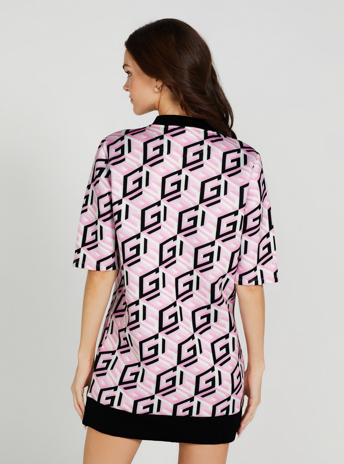 Pink G Logo Emilee Active Scuba Mini Dress