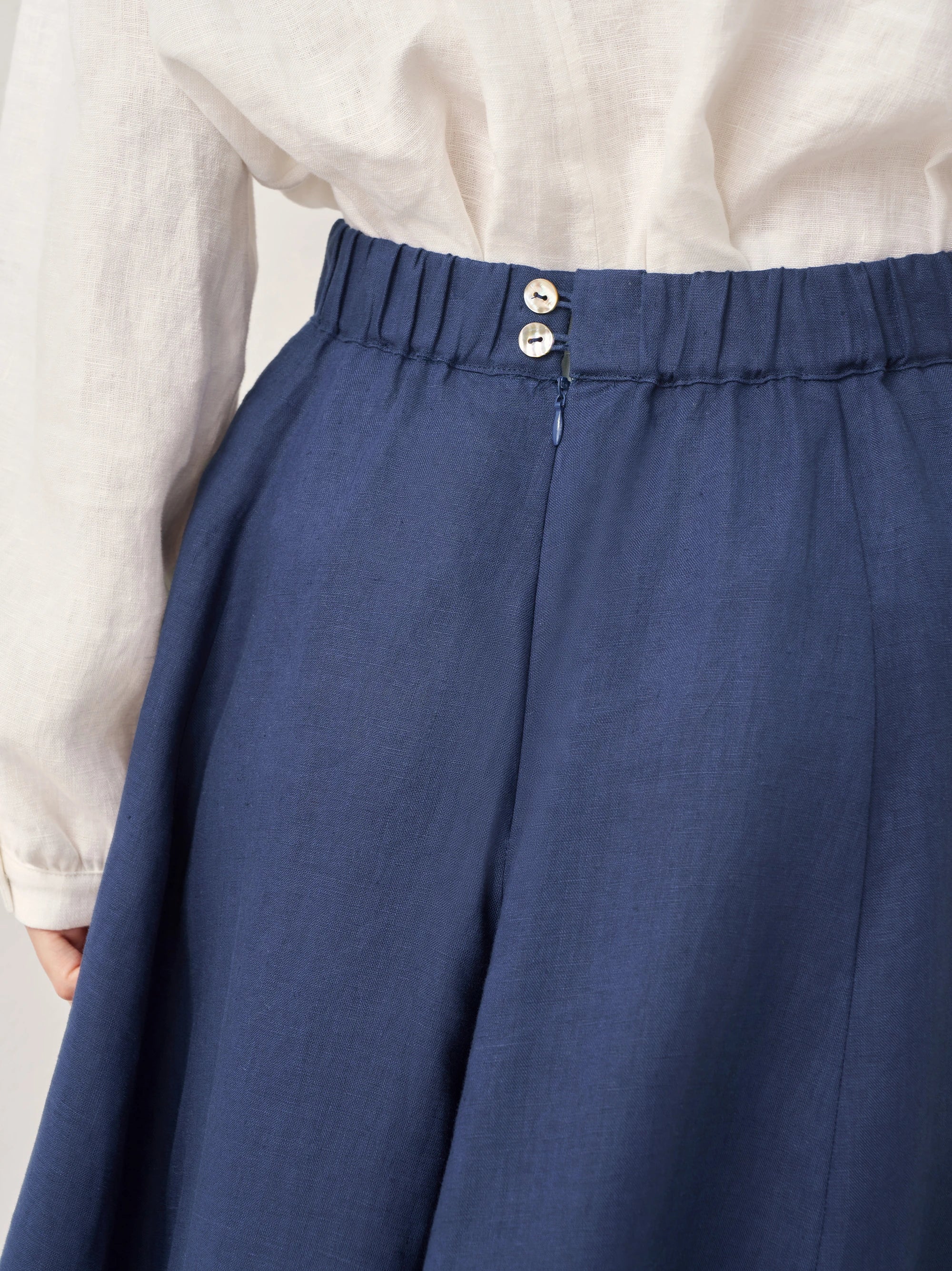100% Linen A-Line Skirt JEMMA