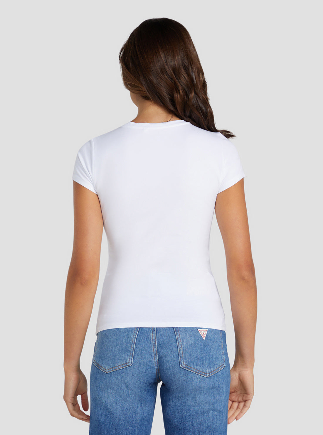 Eco White Crystal Logo T-Shirt