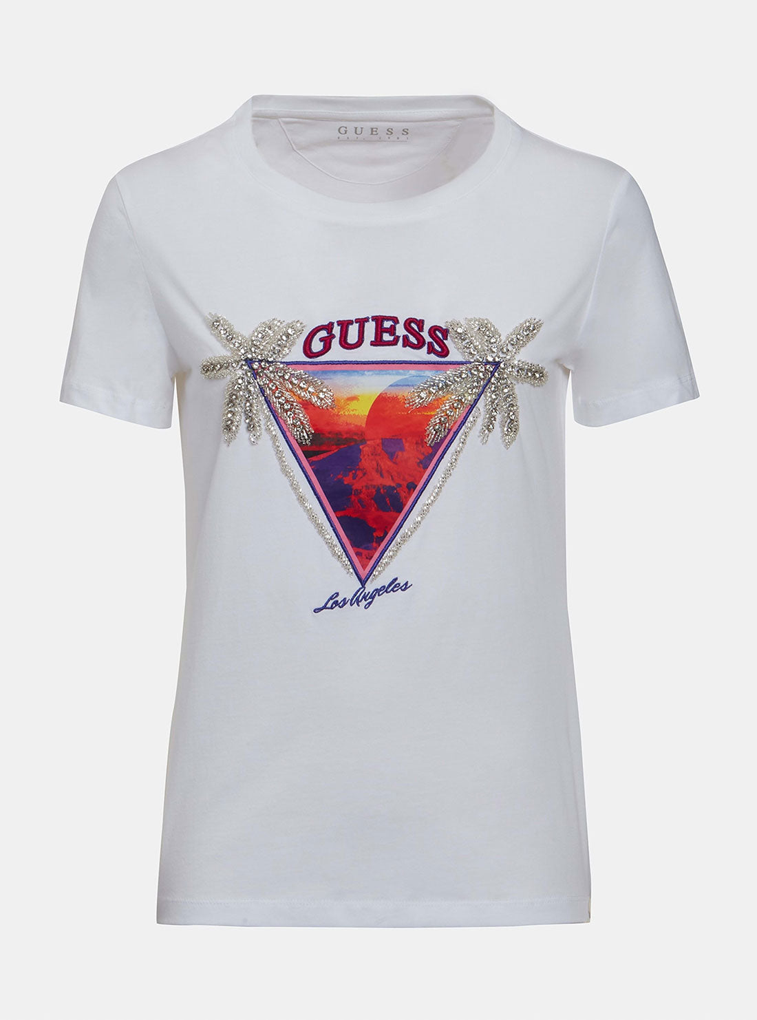 White Adelajda Logo Graphic T-Shirt