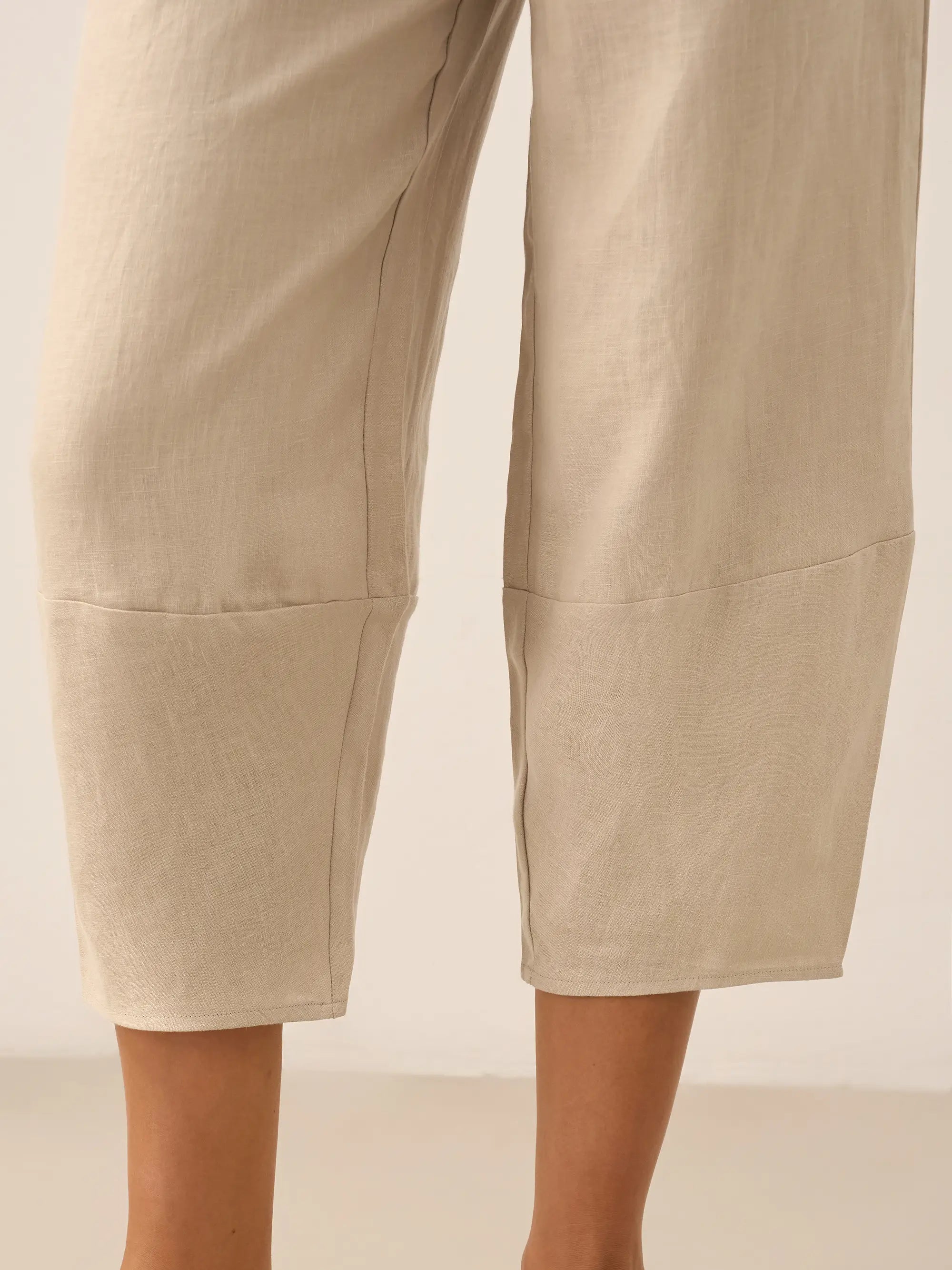 100% Linen Crop Pants RORY